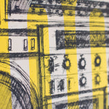 "Boombox Yellow" Print