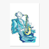 "Saxman" Print